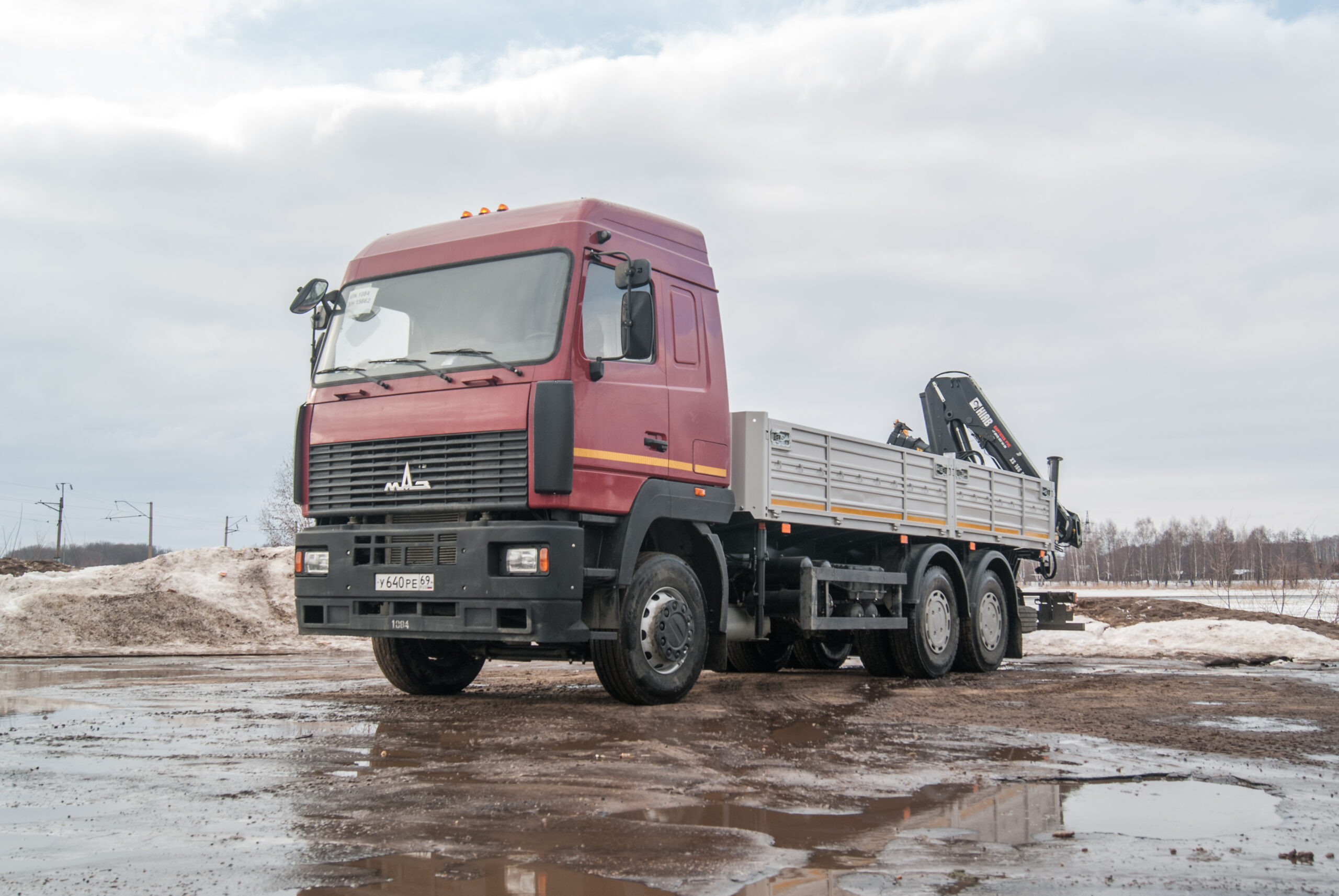 Кран-манипулятор Hiab XS 166 B3 DUO на шасси МАЗ 6312 Завод коммерческого транспорта Рускомтранс Кран-манипулятор Hiab XS 166 B3 DUO на шасси МАЗ 6312 — изображение 5