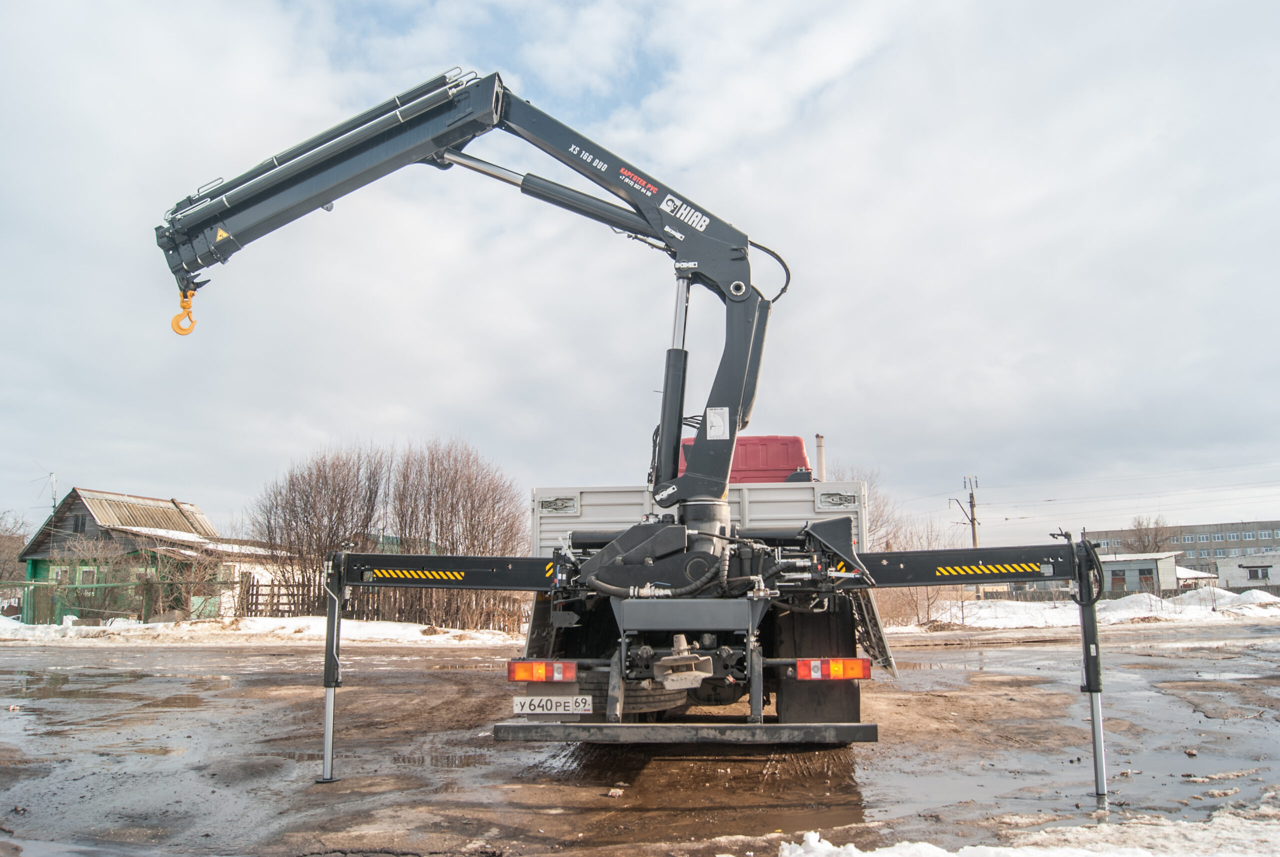 Кран-манипулятор Hiab XS 166 B3 DUO на шасси МАЗ 6312 Завод коммерческого транспорта Рускомтранс Кран-манипулятор Hiab XS 166 B3 DUO на шасси МАЗ 6312 — изображение 8