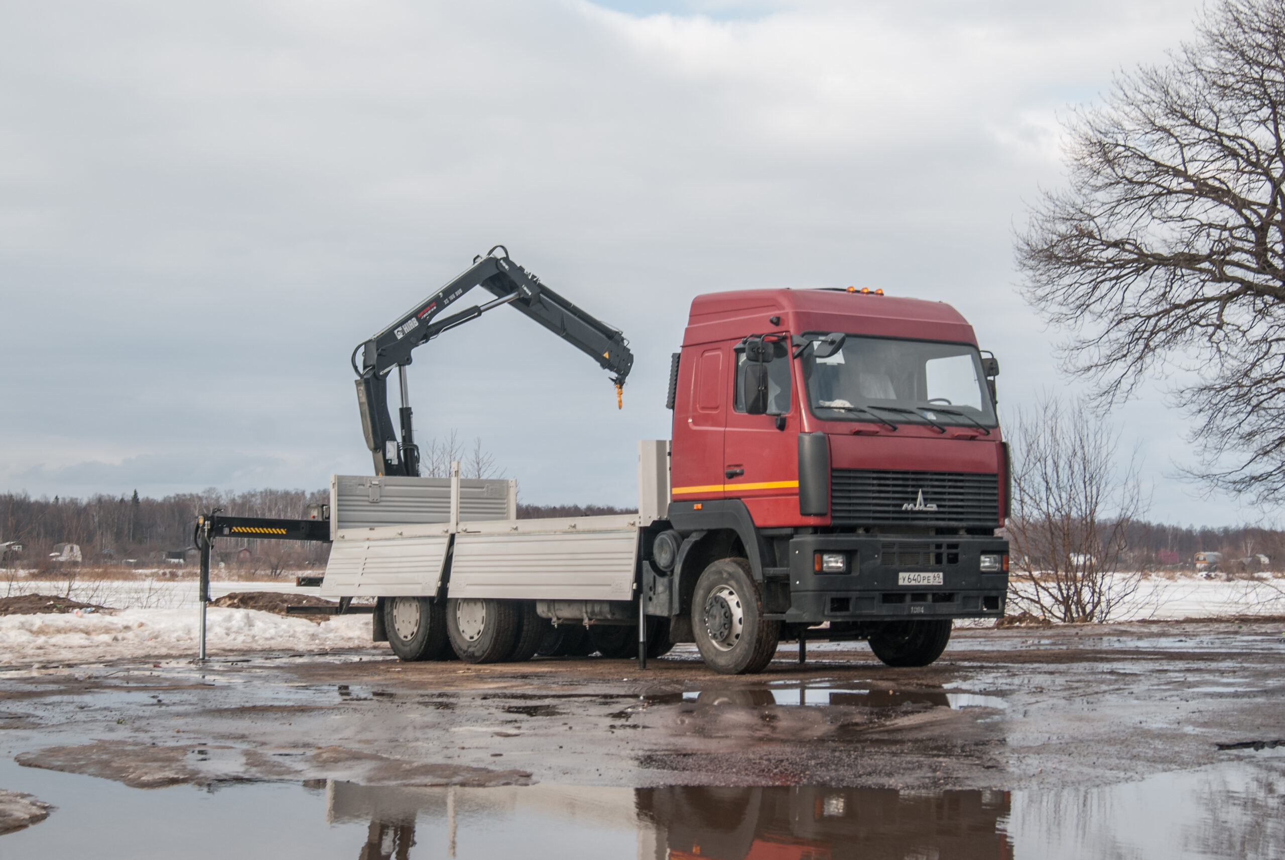 Кран-манипулятор Hiab XS 166 B3 DUO на шасси МАЗ 6312 Завод коммерческого транспорта Рускомтранс Кран-манипулятор Hiab XS 166 B3 DUO на шасси МАЗ 6312 — изображение 9