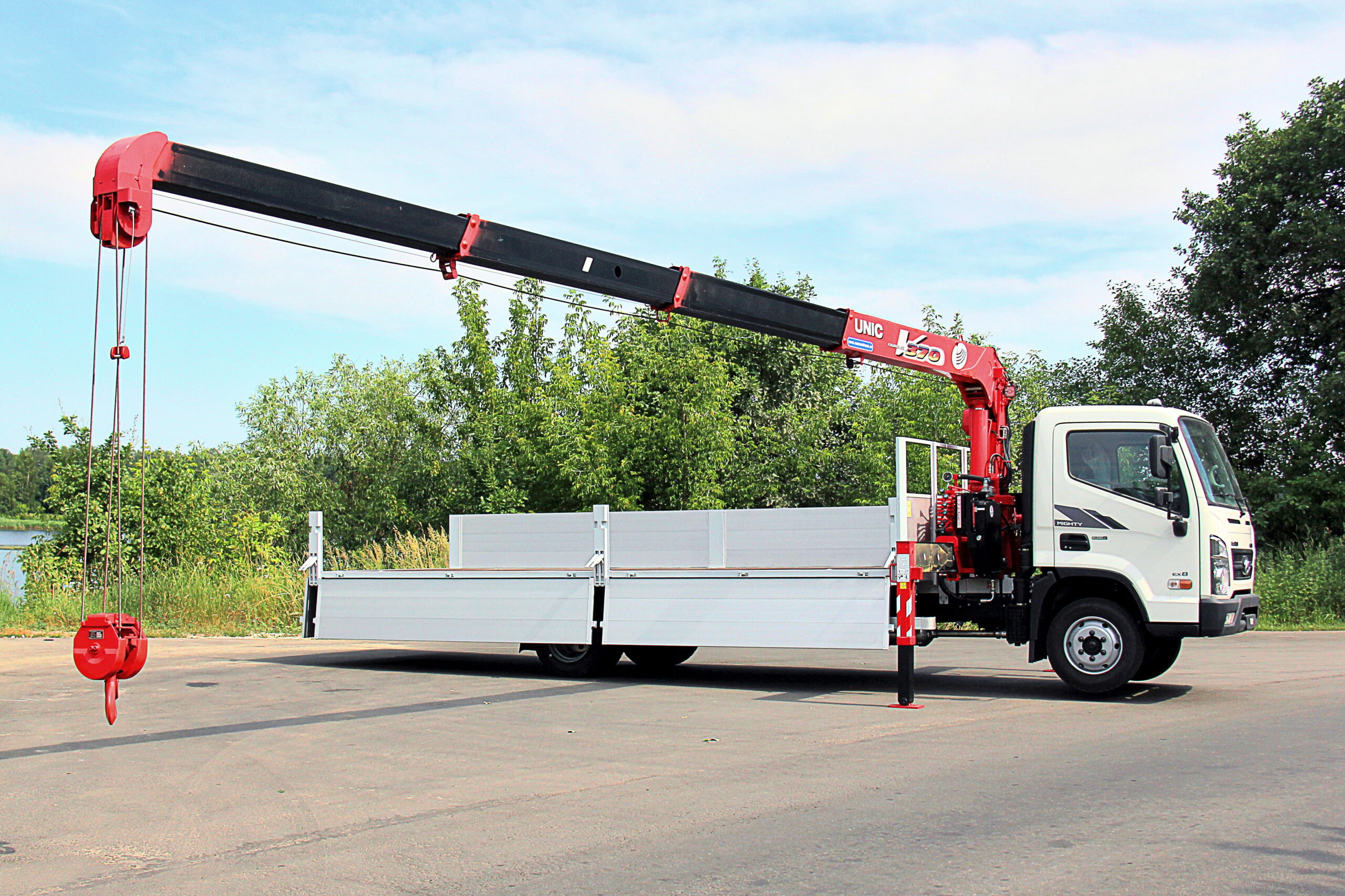 Кран-манипулятор Unic 374 на шасси Hyundai Mighty EX8 Завод коммерческого транспорта Рускомтранс Кран-манипулятор Unic 374 на шасси Hyundai Mighty EX8 — изображение 8